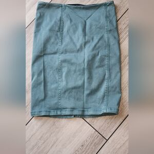 Liverpool Teal Pencil Skirt